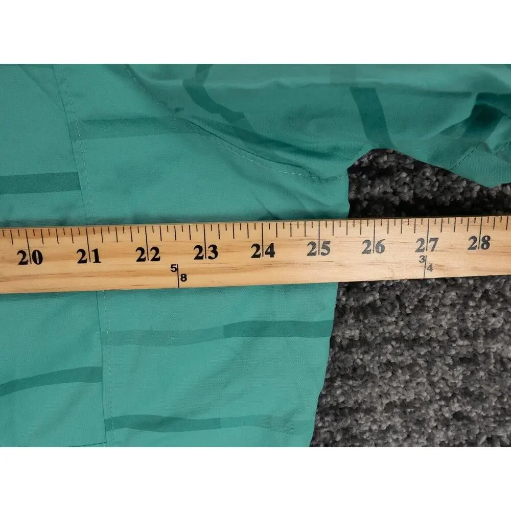 Columbia Shirt Mens XL Green Striped Short Sleeve Vented Omni Shade Outdoors - Picture 7 of 12